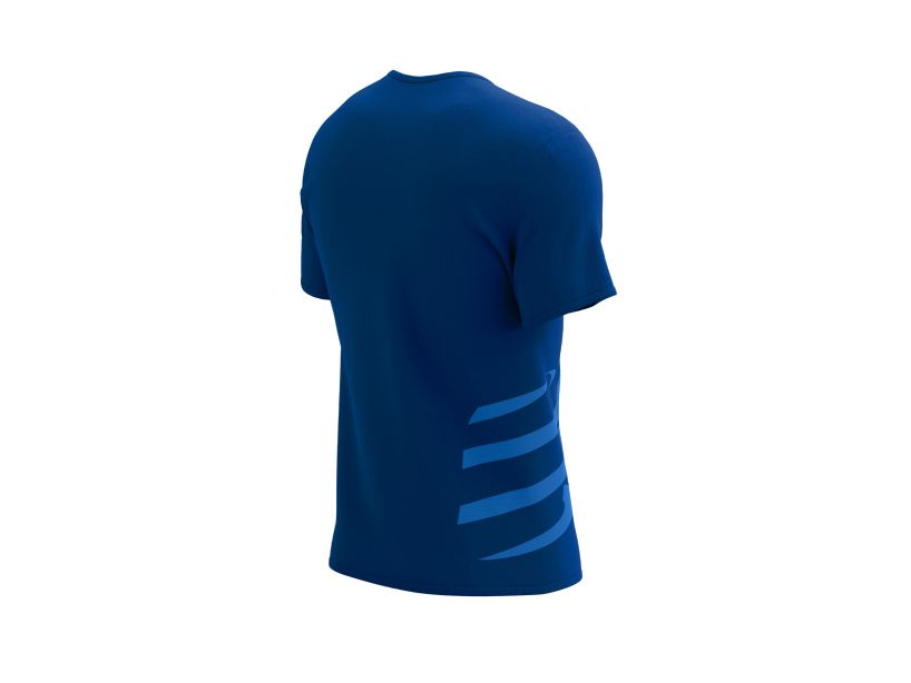 LOGO SS TSHIRT M - ESTATE BLUE